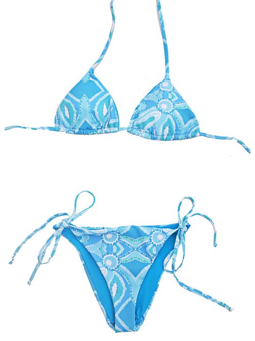 bikini con stampa medusa maioliche La Dolce Vista x Mané Capri | BIKINIMEDUSAAZZURRA